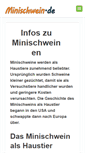 Mobile Screenshot of minischwein.de